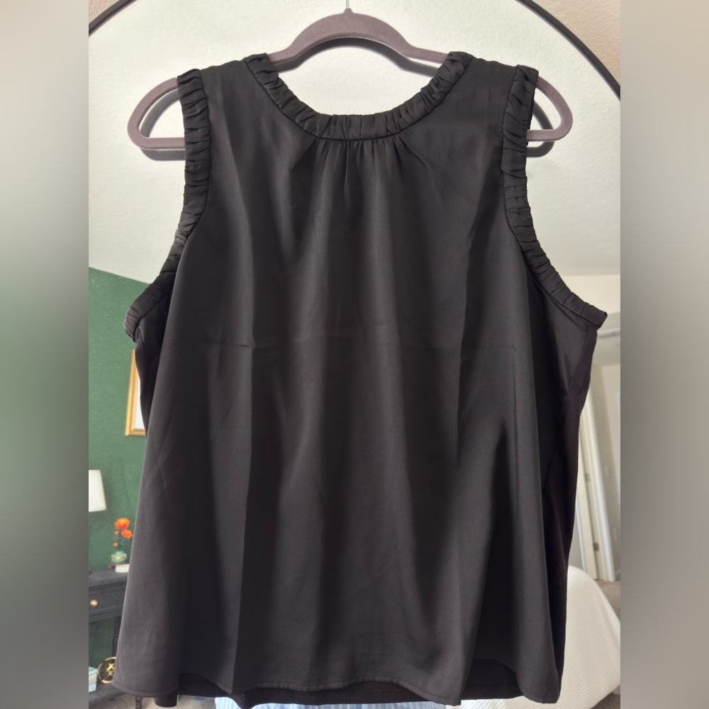 Elegant Black Sleeveless Top